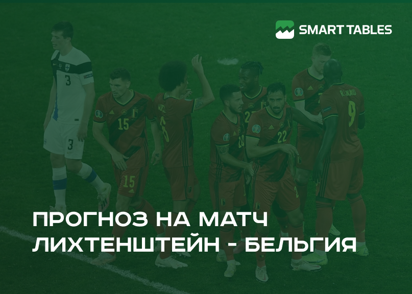 Прогноз на Лихтенштейн – Бельгия на 04.09.2025
